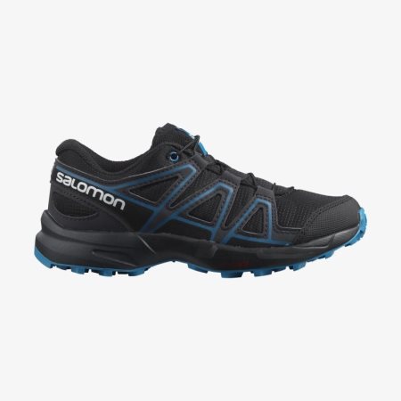 Zapatillas Trail Running Salomon SPEEDCROSS Niños Negras (ES-BOGQ)